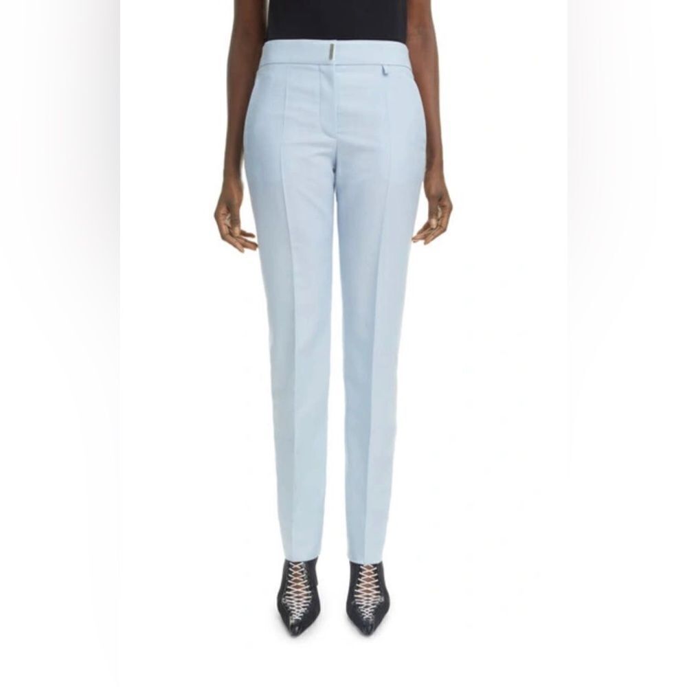 Givenchy Wool Straight-leg Trouser In Baby Blue size 36/us size 4